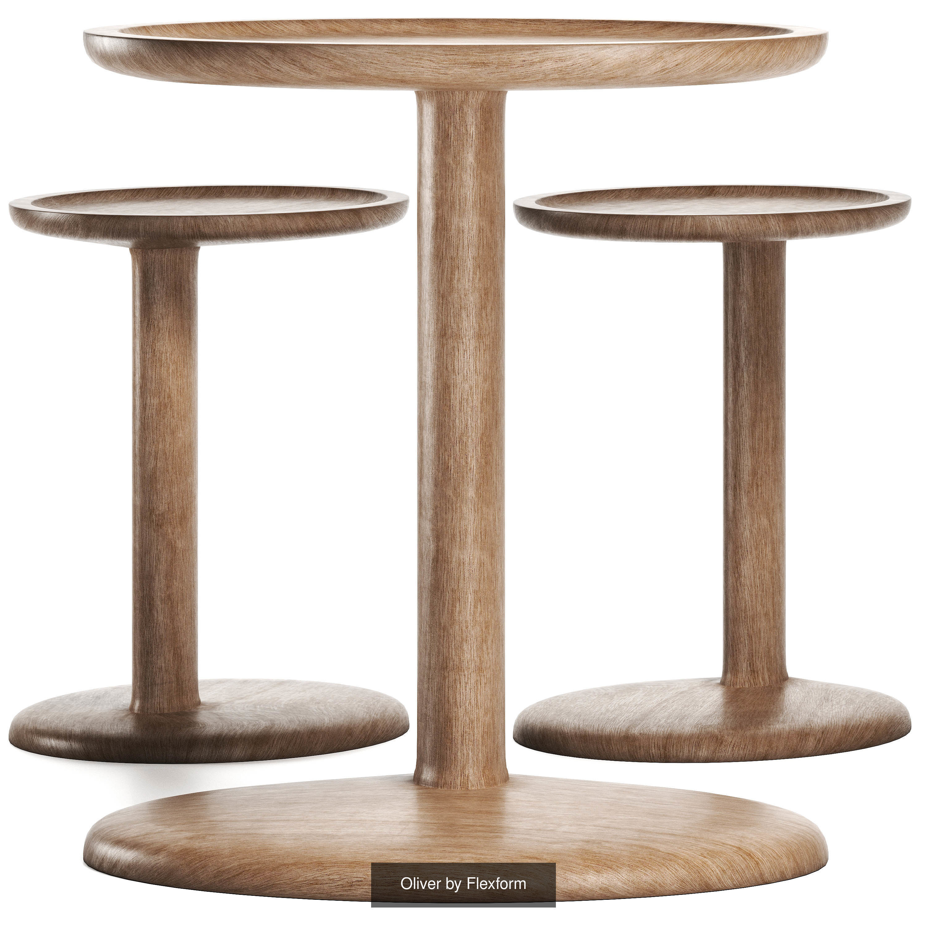 Table Collection round dining with wooden legs _20