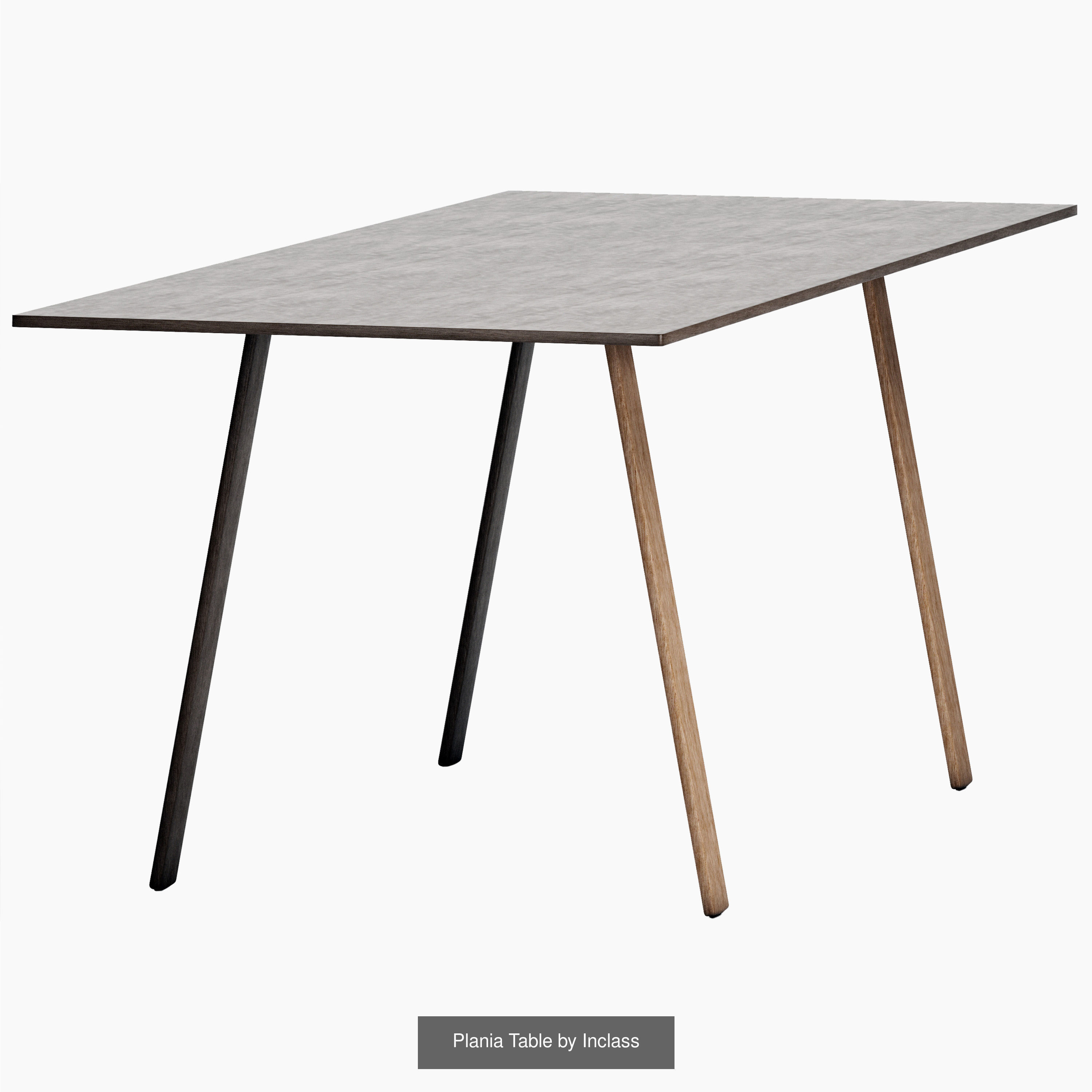 Table Collection round dining with wooden legs _22