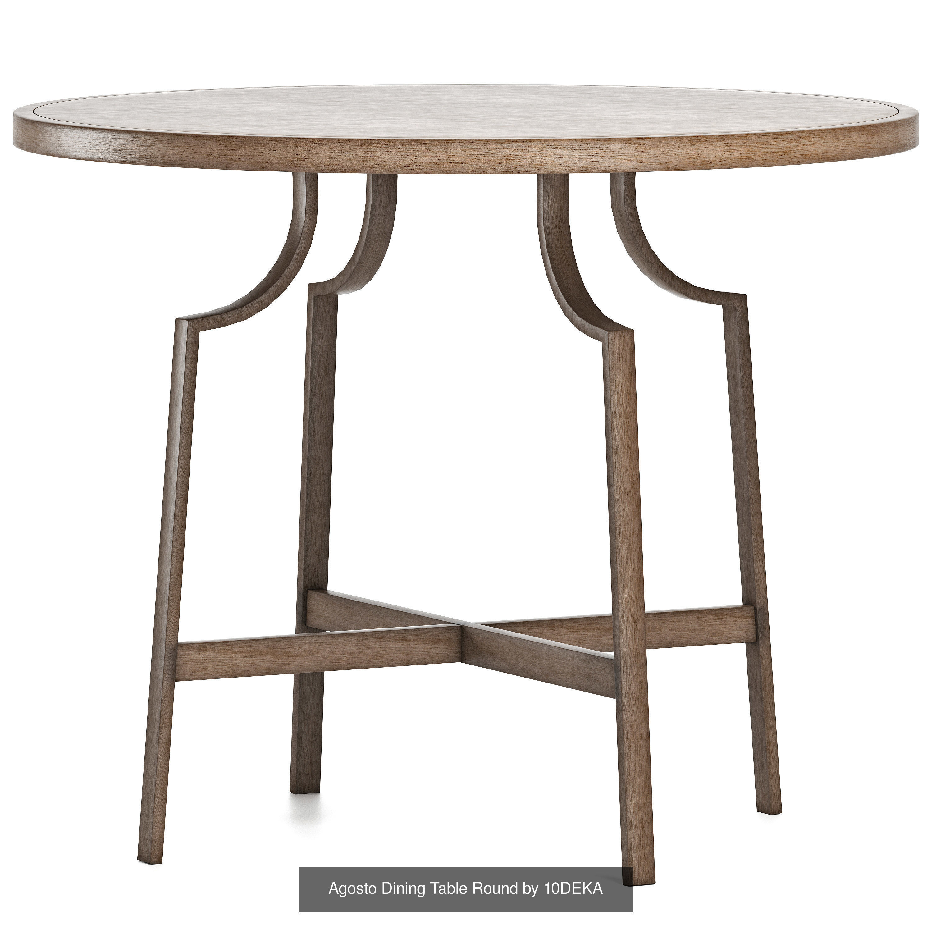 Table Collection round dining with wooden legs _14