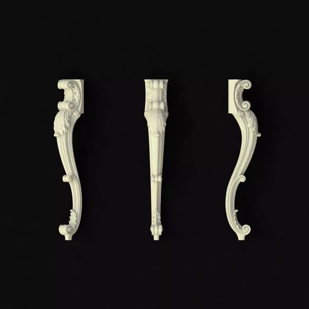leg High quality 3d models for processing on a cnc machine  3D model_0