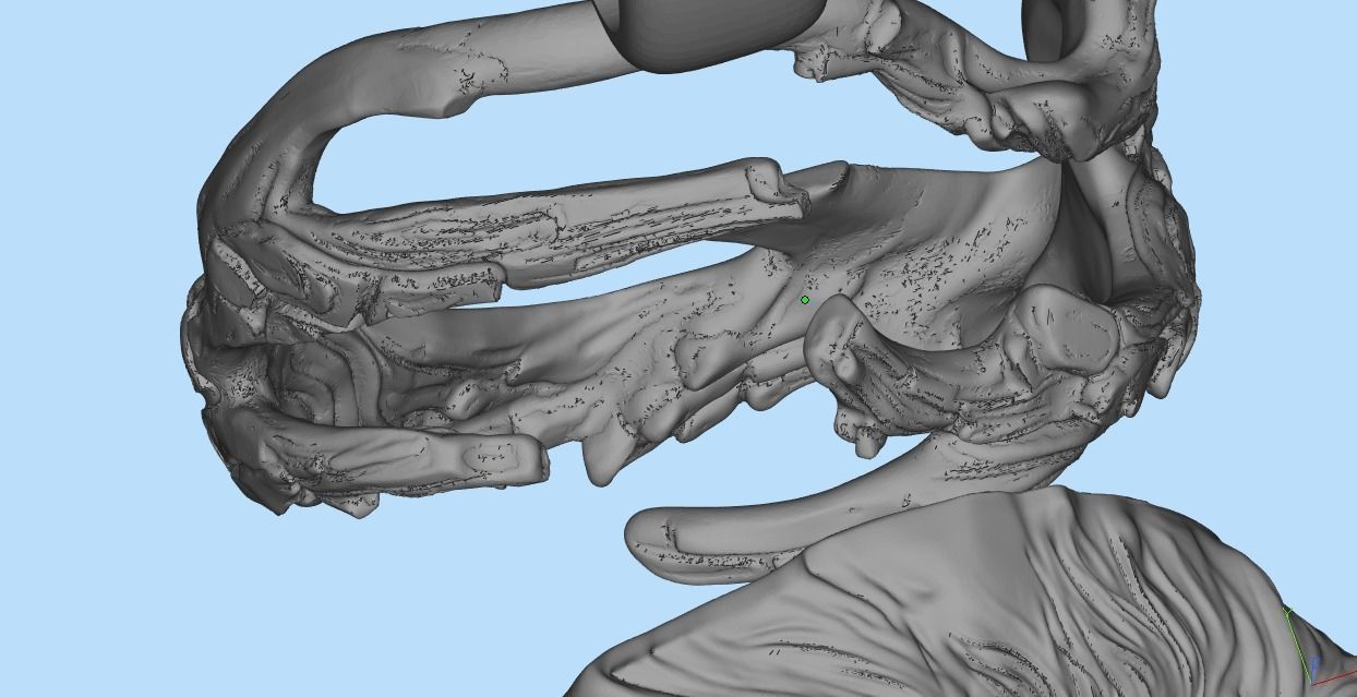 pendant wolf 3D print model_61