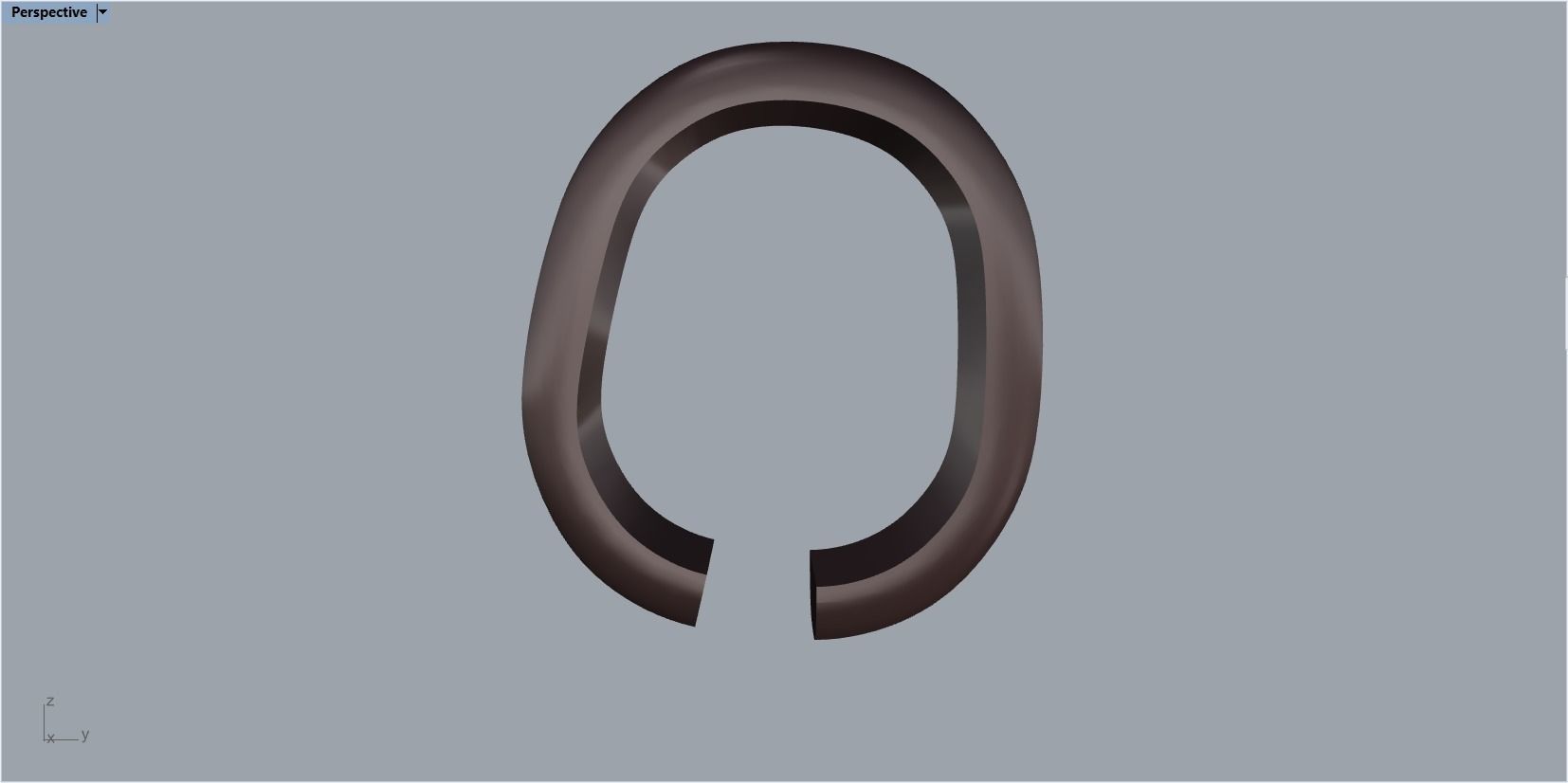 pendant wolf 3D print model_46