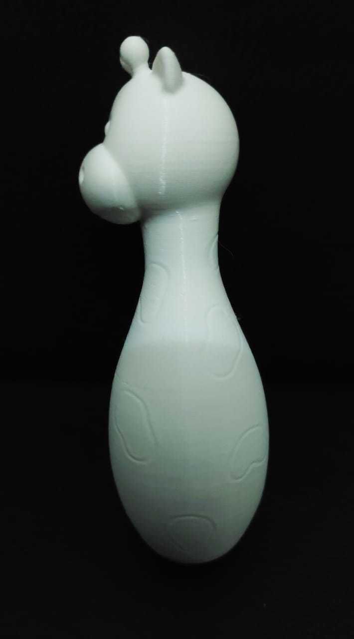 Giraffe Bowling 3D print model_7