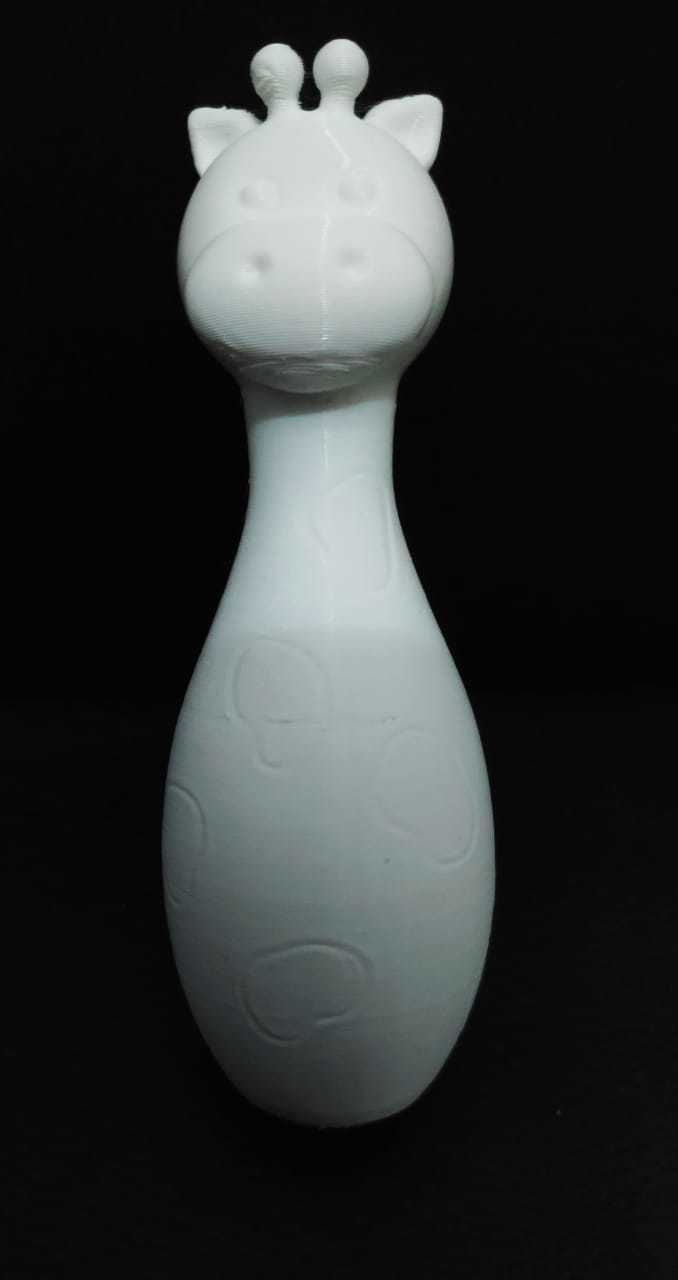 Giraffe Bowling 3D print model_6