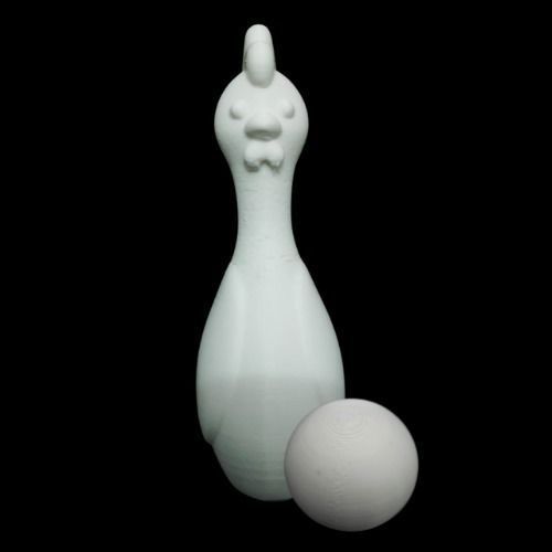 Cute Animal Bowling 3D print model_13