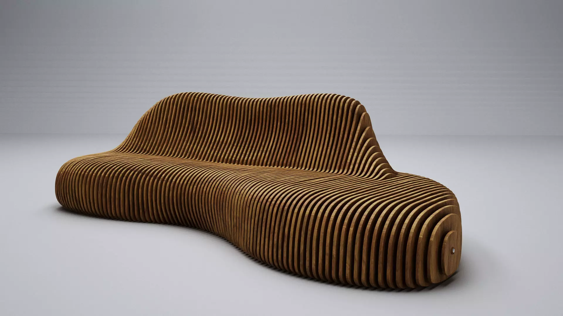 Parametric bench Sofa 2 3D model