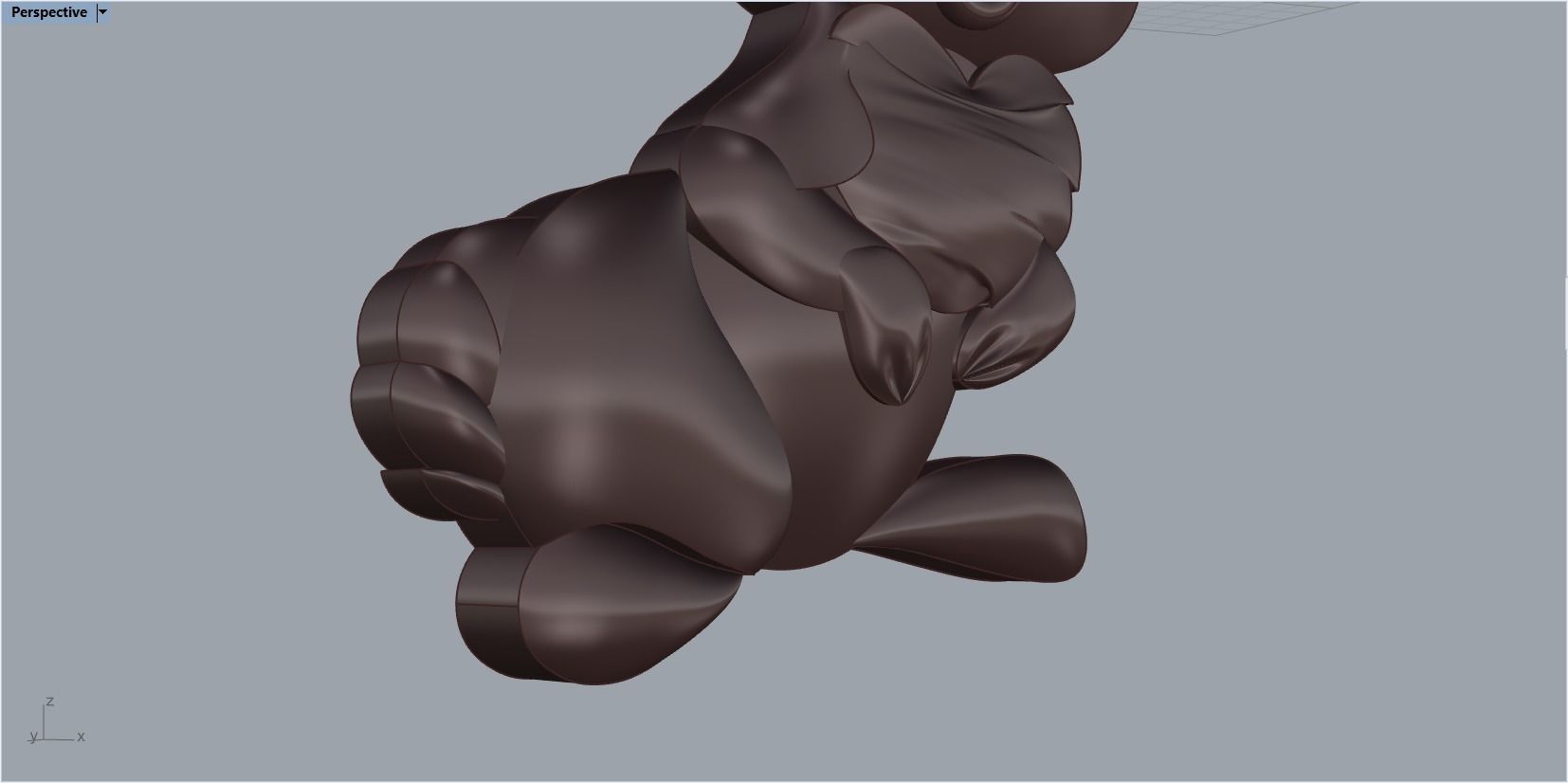 pendant bunny 3D print model_30