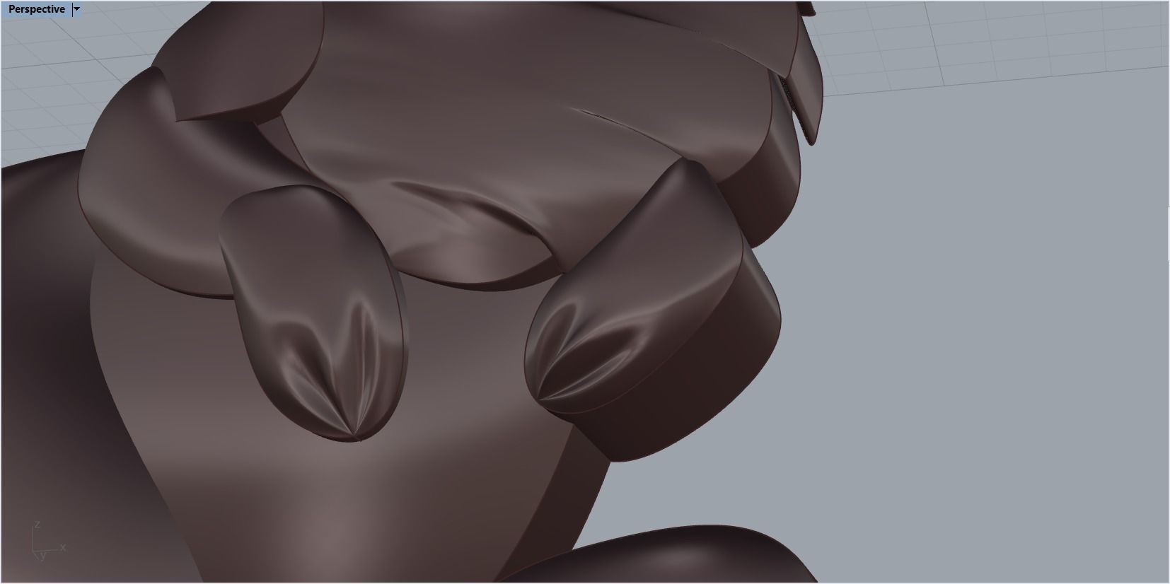 pendant bunny 3D print model_29