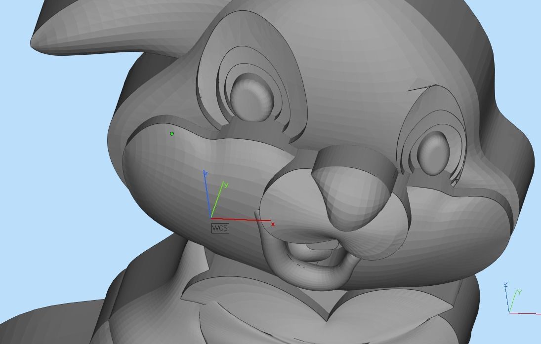 pendant bunny 3D print model_39