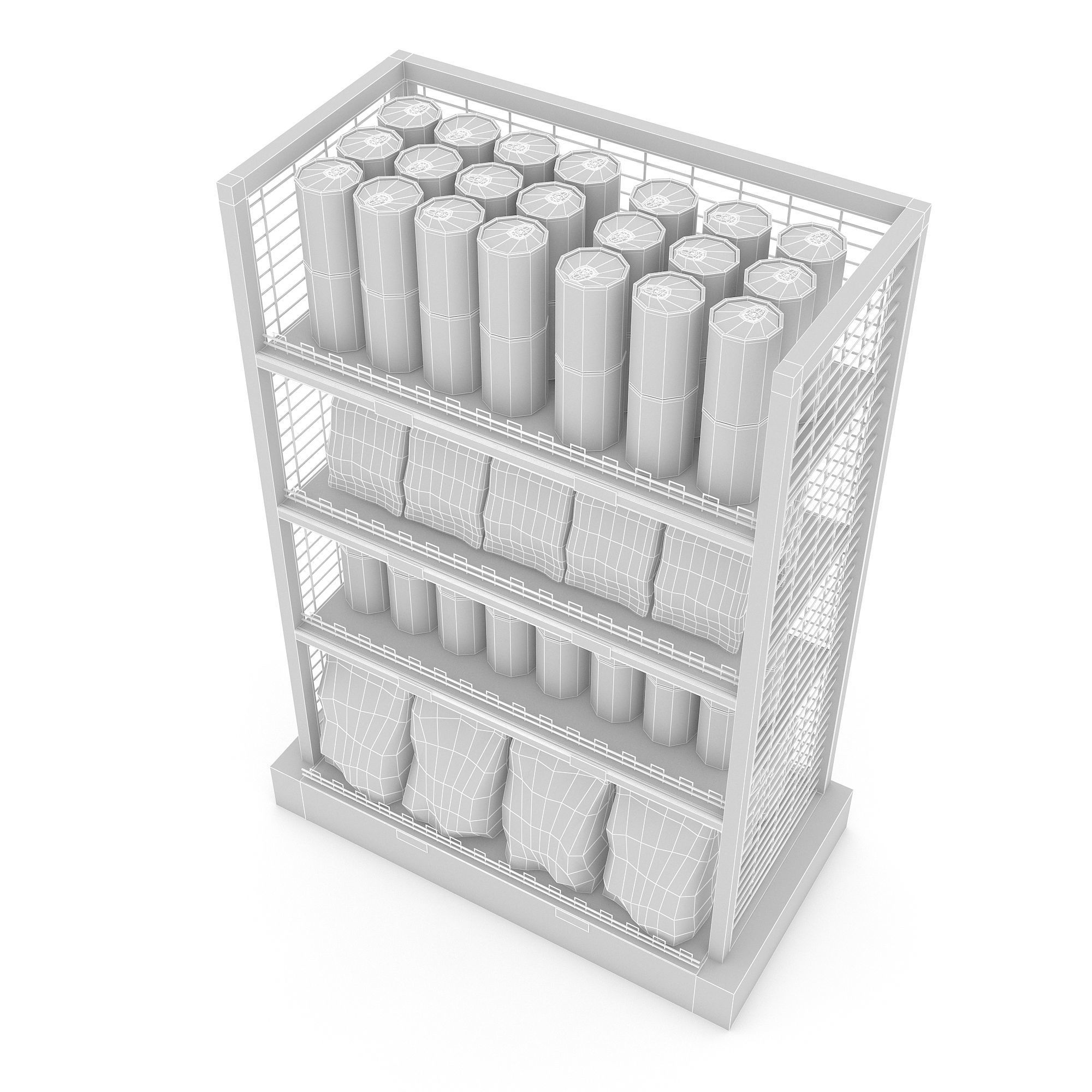 3D model canned food 04 Low-poly 3D model_7