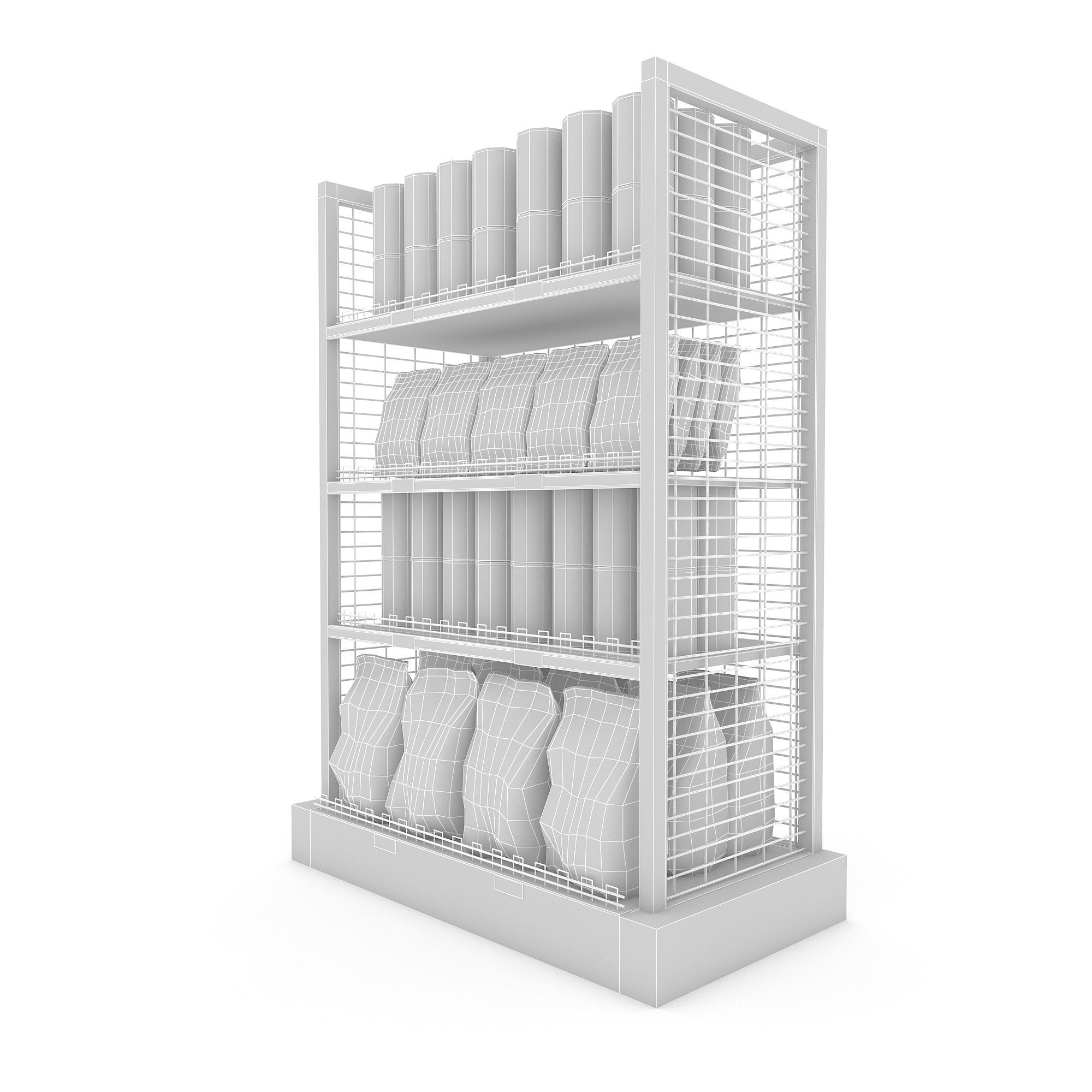 3D model canned food 04 Low-poly 3D model_5