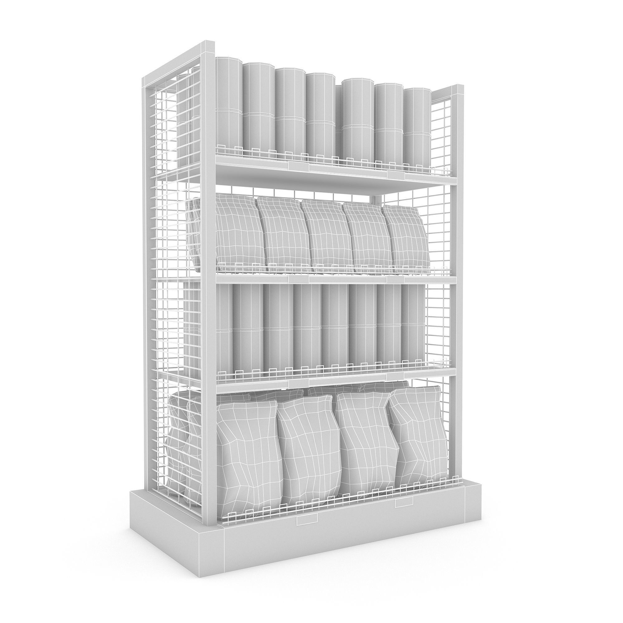 3D model canned food 04 Low-poly 3D model_4