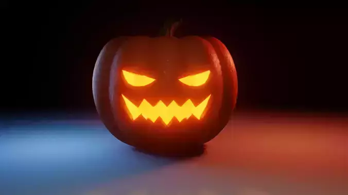 Halloween Pumpkin 3D model