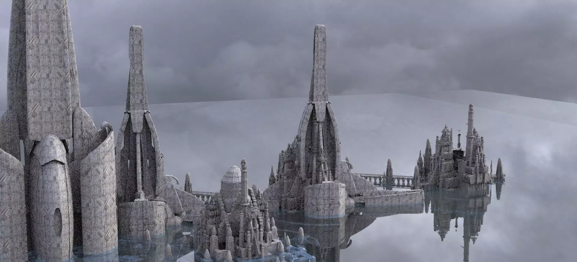 Energy center Future Towers 3D model_0