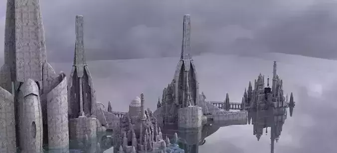 Energy center Future Towers 3D model