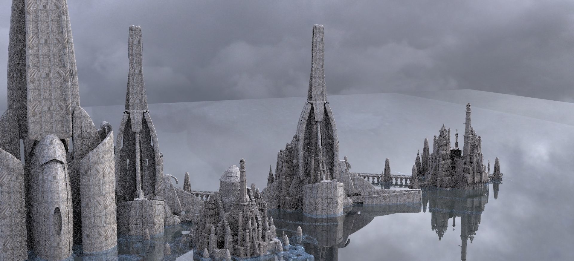 Energy center Future Towers 3D model_1