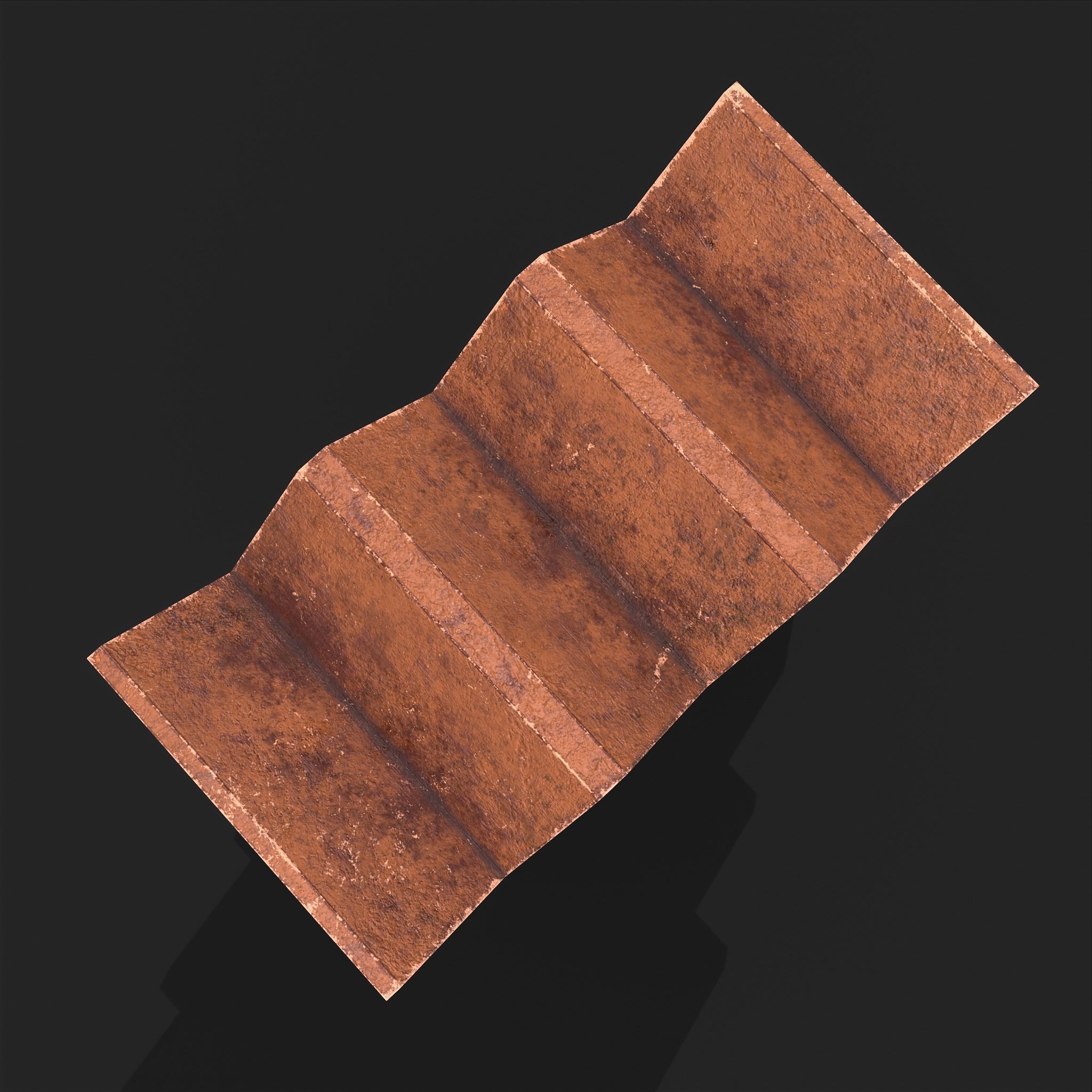 Scroll Shelf Low-poly 3D model_19