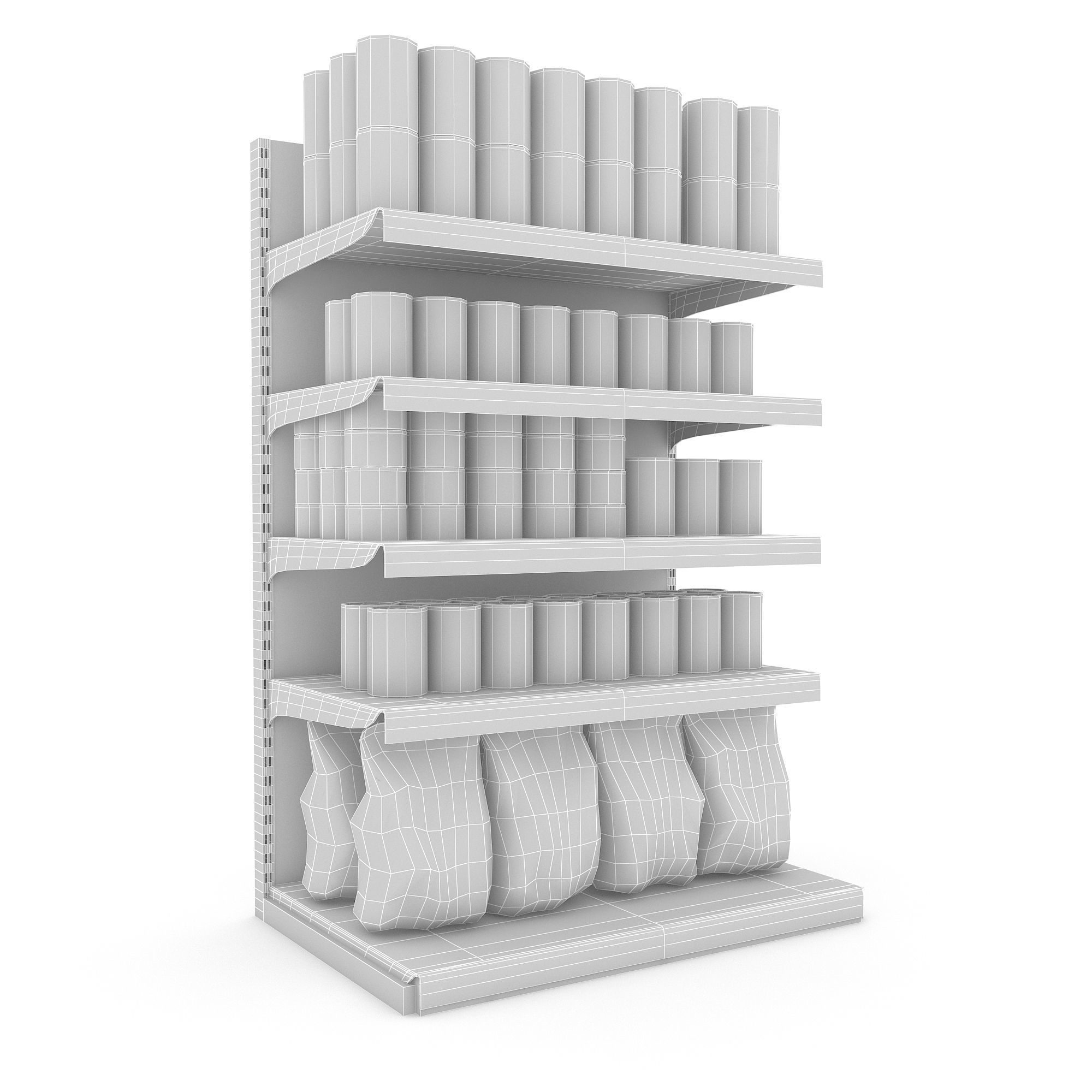 canned food 09 3D Low-poly 3D model_4