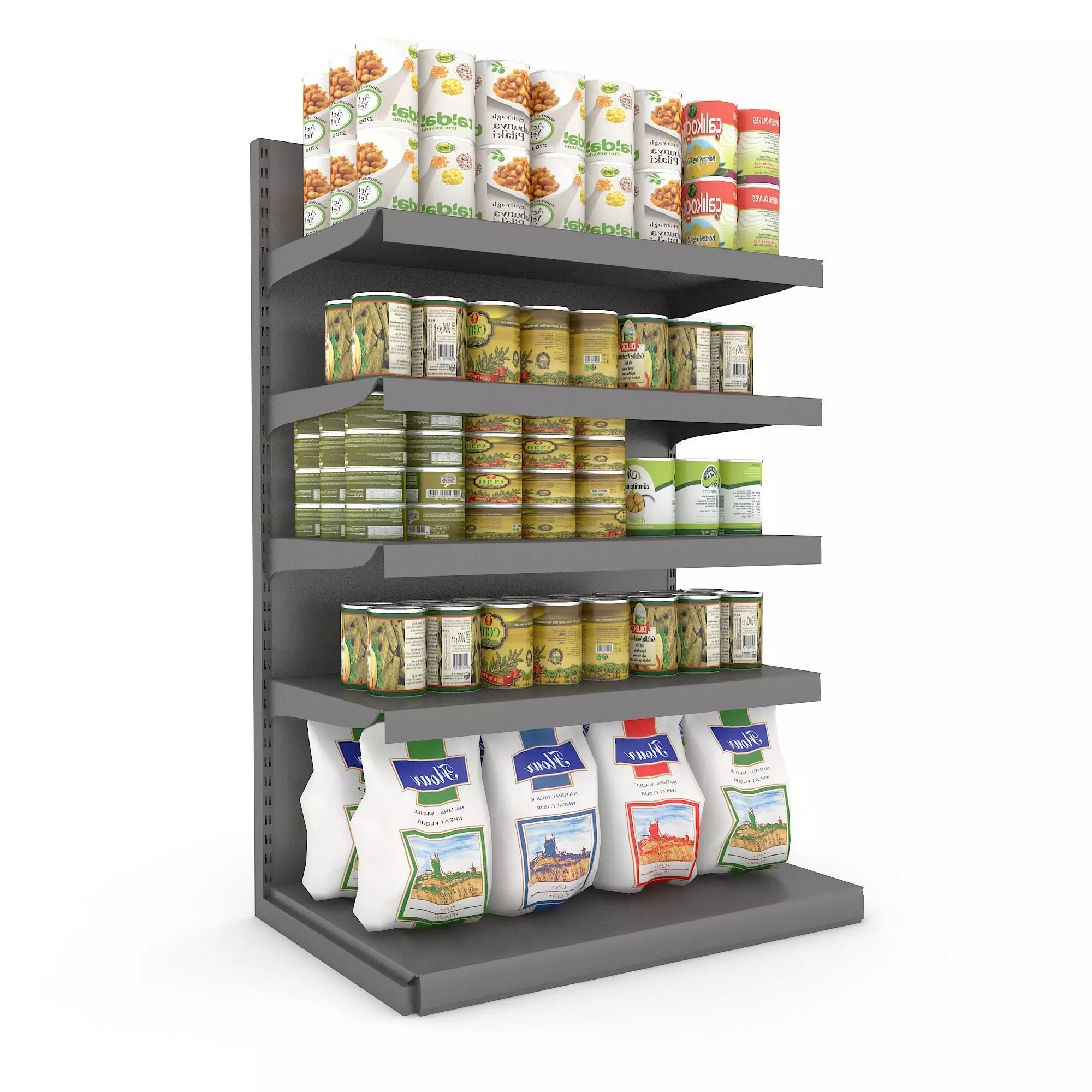 canned food 09 3D Low-poly 3D model_0