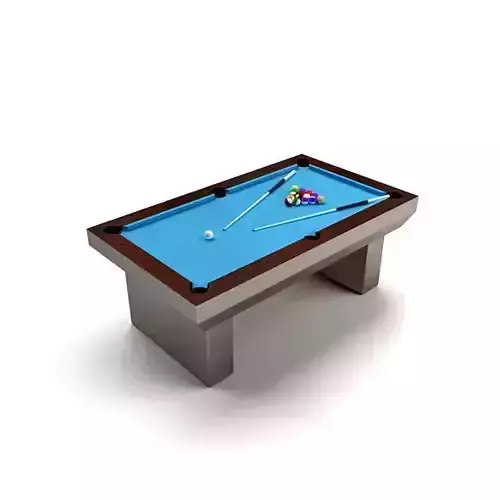 Blue Billard Table