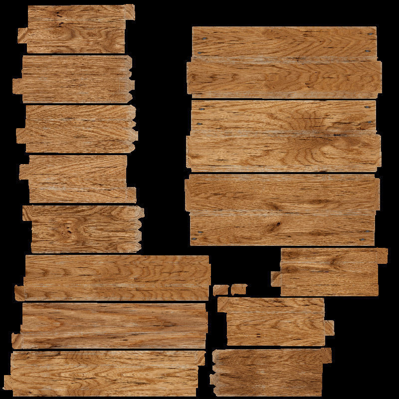 Zucchini in Wooden Crate 3D model Low-poly 3D model_16