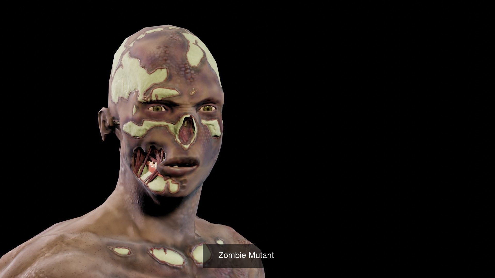 Monsters Devil  Vampire Zombie 3D Model Collection_10