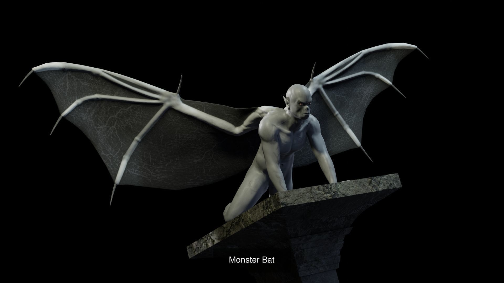 Monsters Devil  Vampire Zombie 3D Model Collection_7