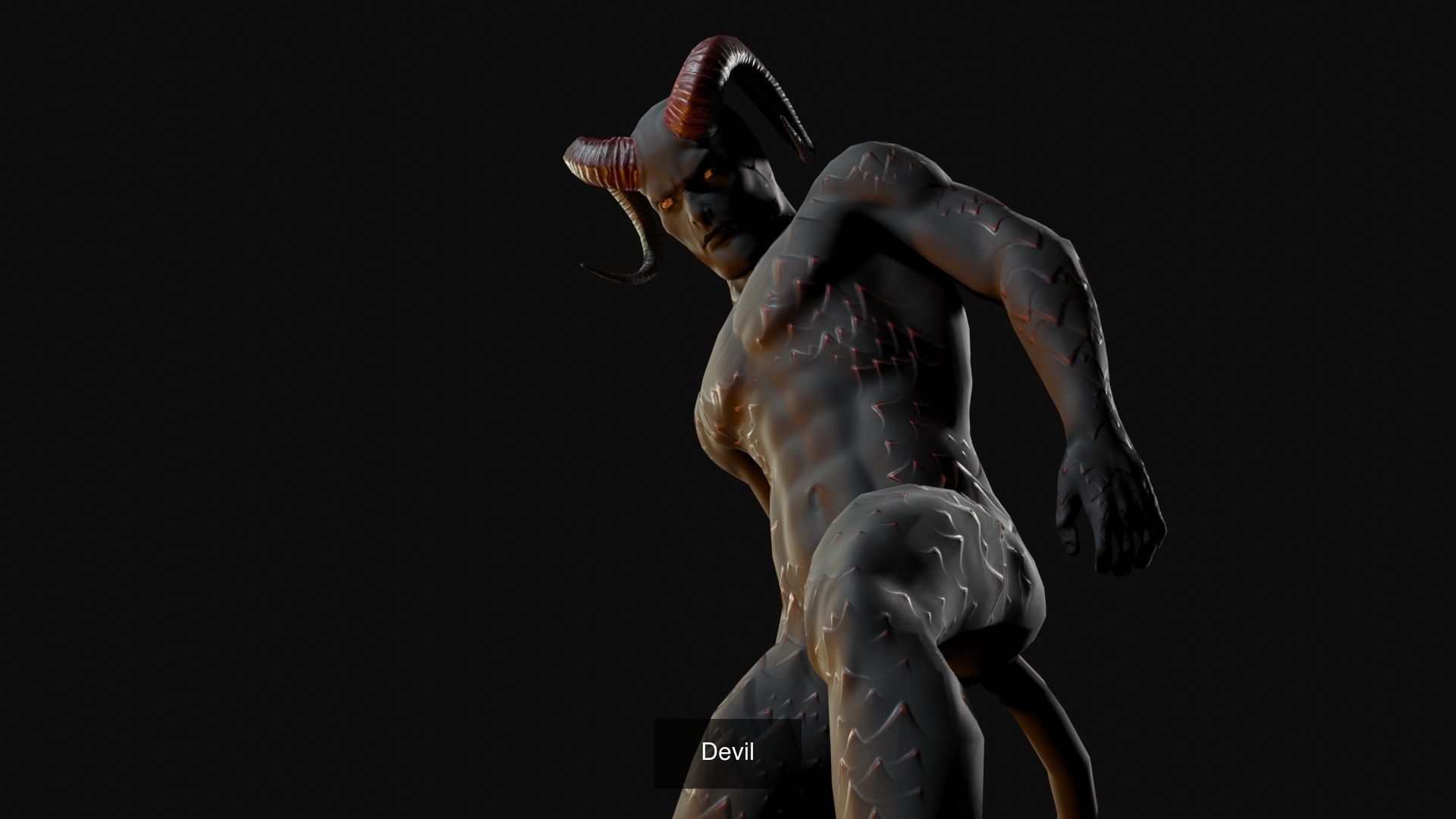 Monsters Devil  Vampire Zombie 3D Model Collection_9