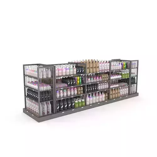 cosmetic product market stand