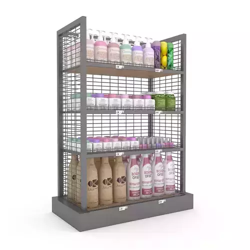 cosmetic product market stand 04