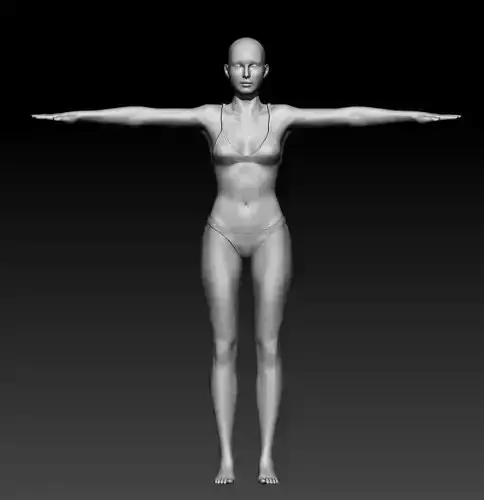 Woman ZB 4 3D model