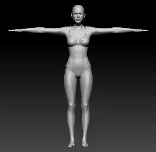 Woman ZB 5 3D model