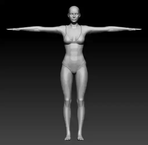 Woman ZB 6 3D model