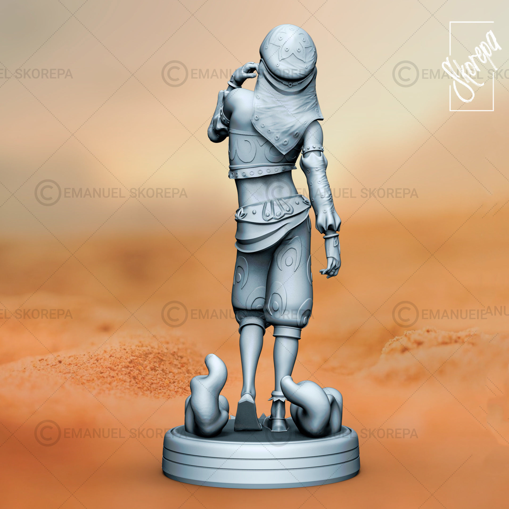 LINK GERUDO 3D print model_7