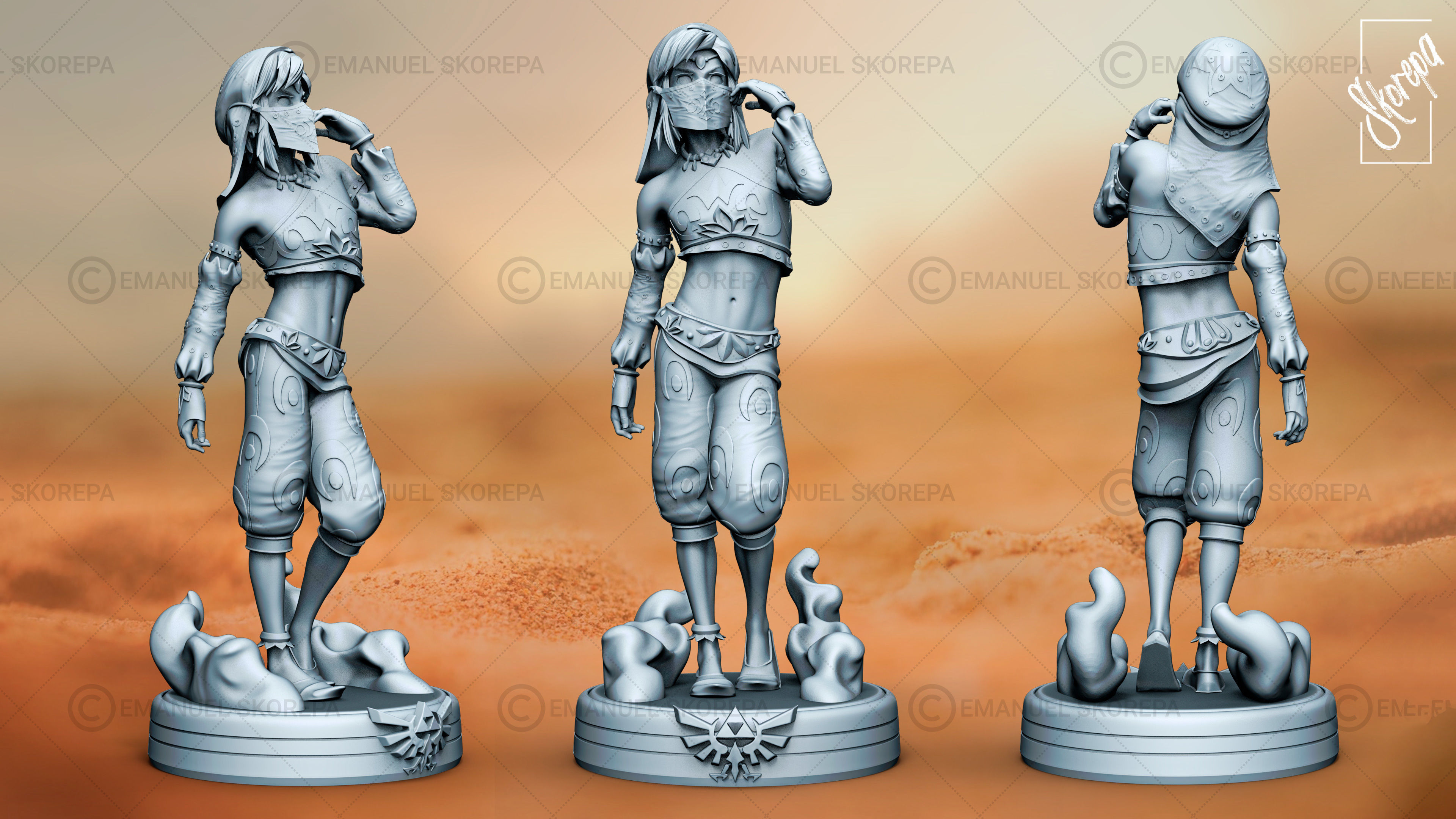 LINK GERUDO 3D print model_1