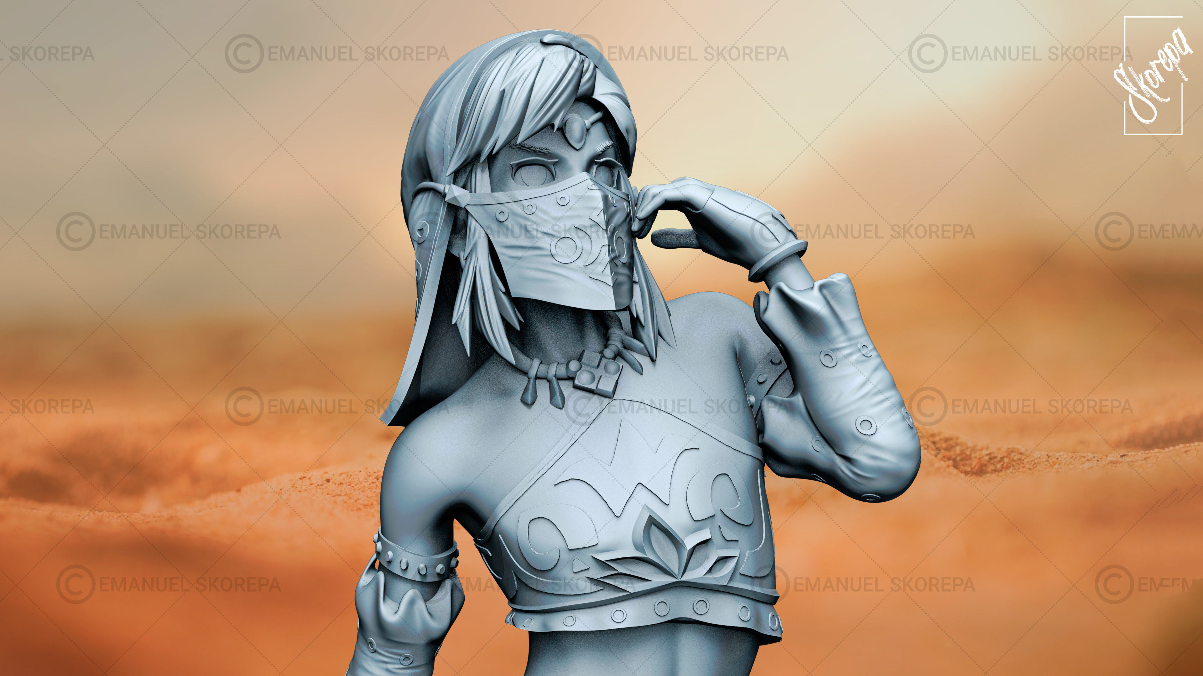 LINK GERUDO 3D print model_8