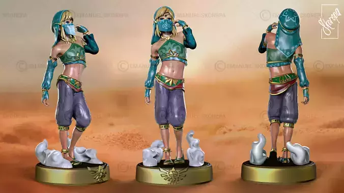 LINK GERUDO 3D print model