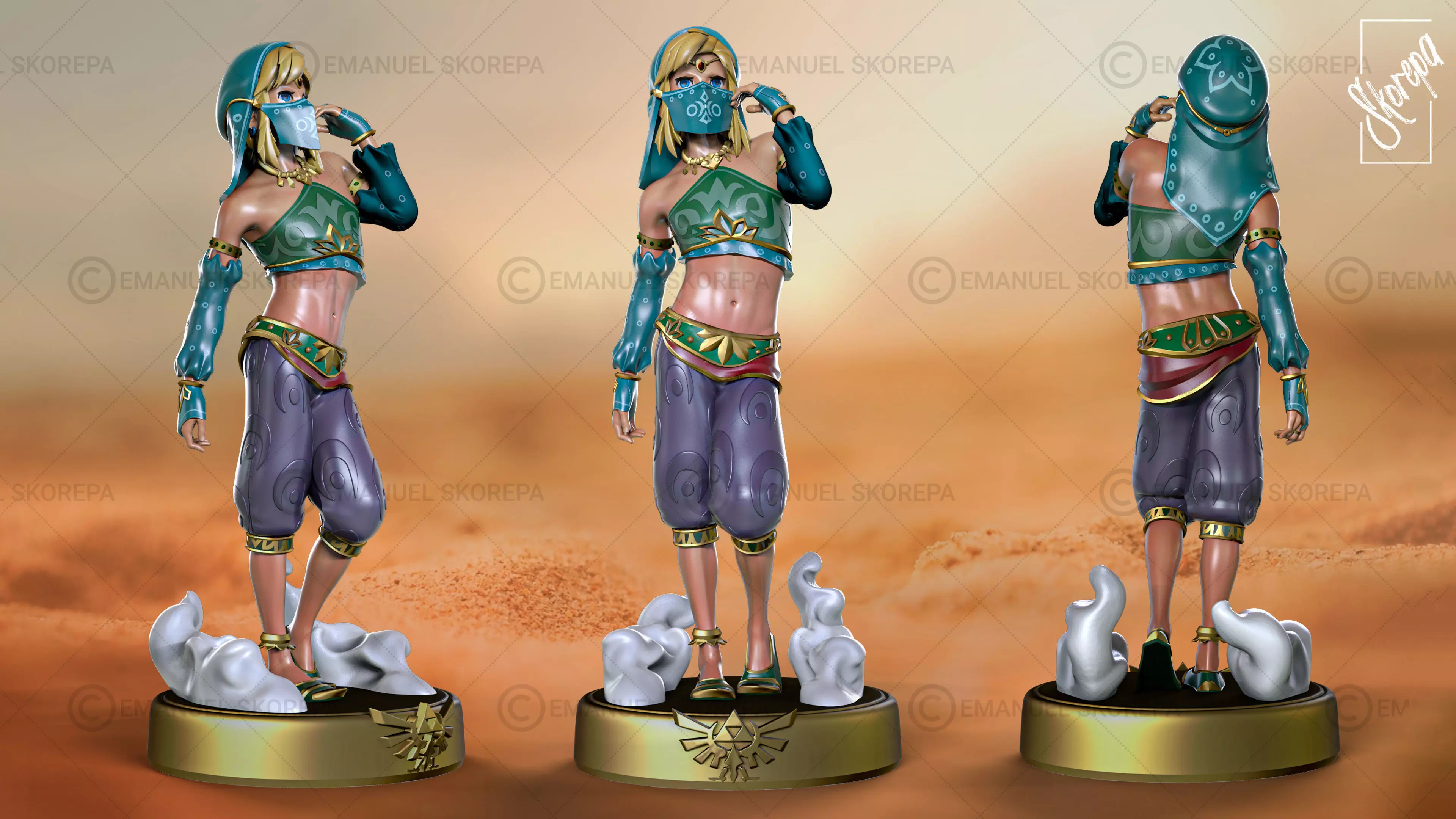 LINK GERUDO 3D print model_0