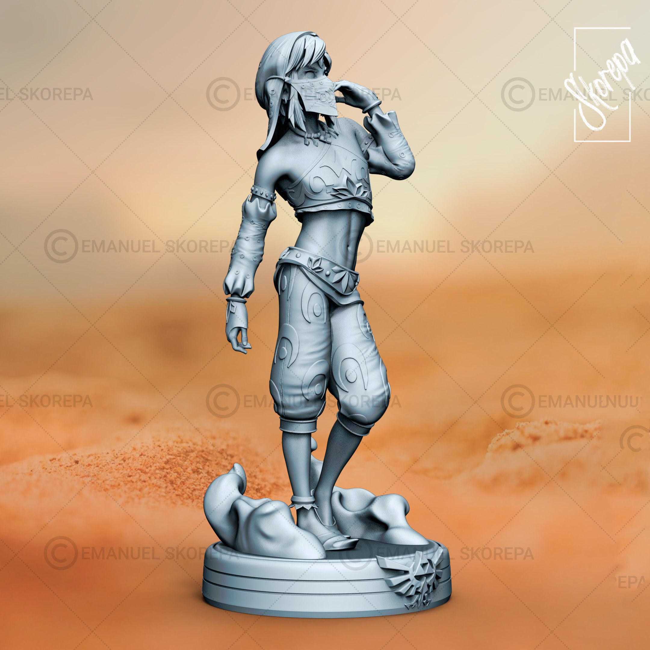 LINK GERUDO 3D print model_6