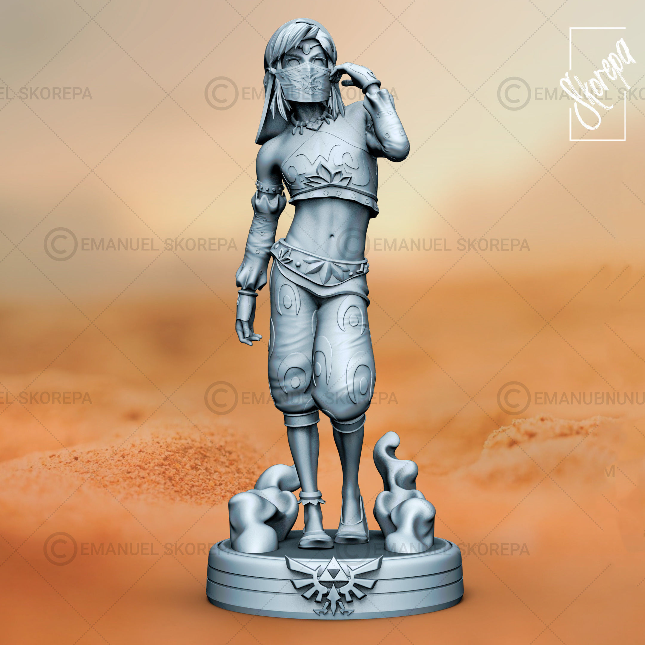 LINK GERUDO 3D print model_5