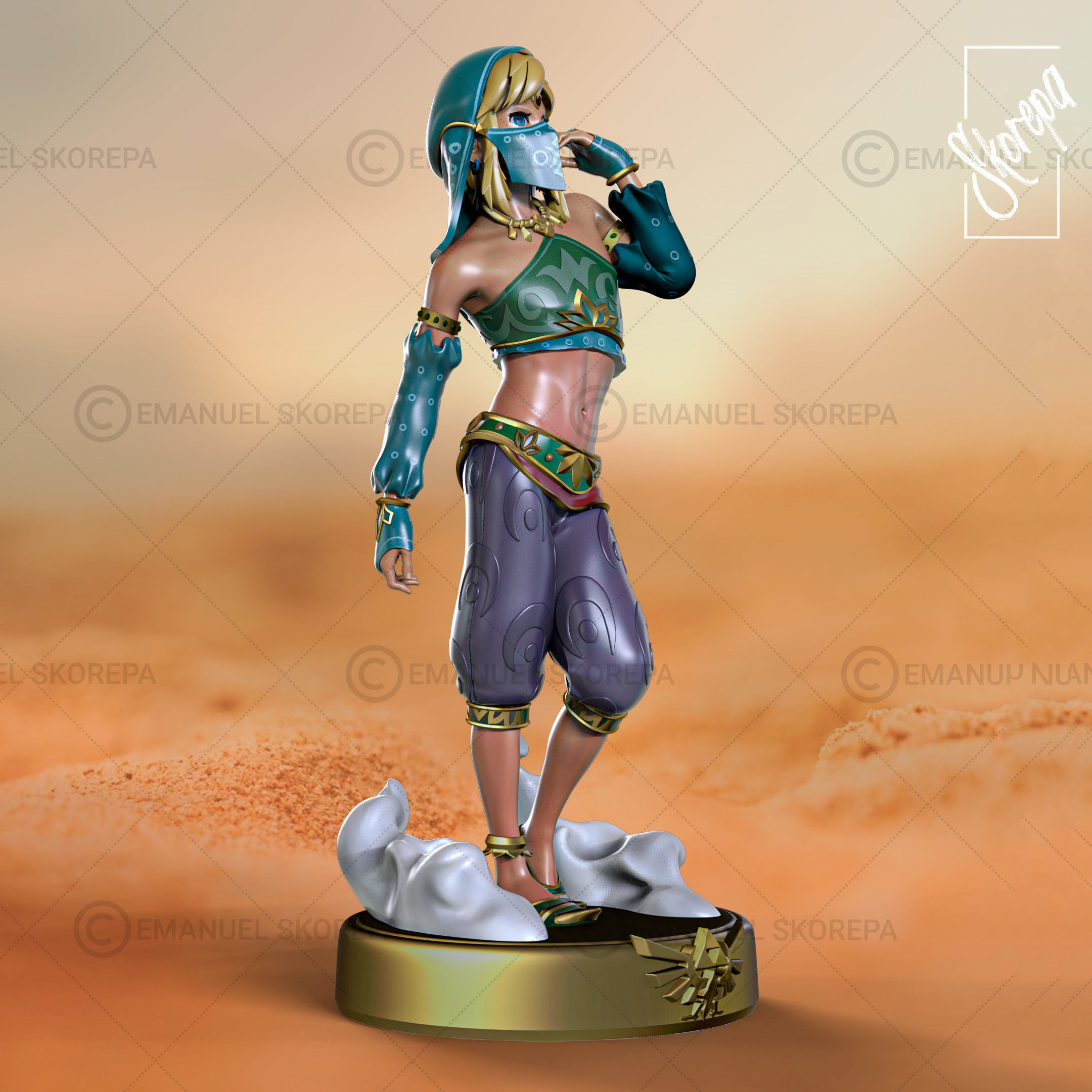 LINK GERUDO 3D print model_4