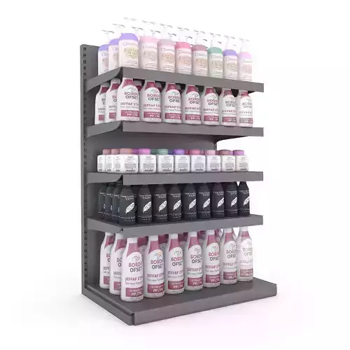 cosmetic product market stand 09