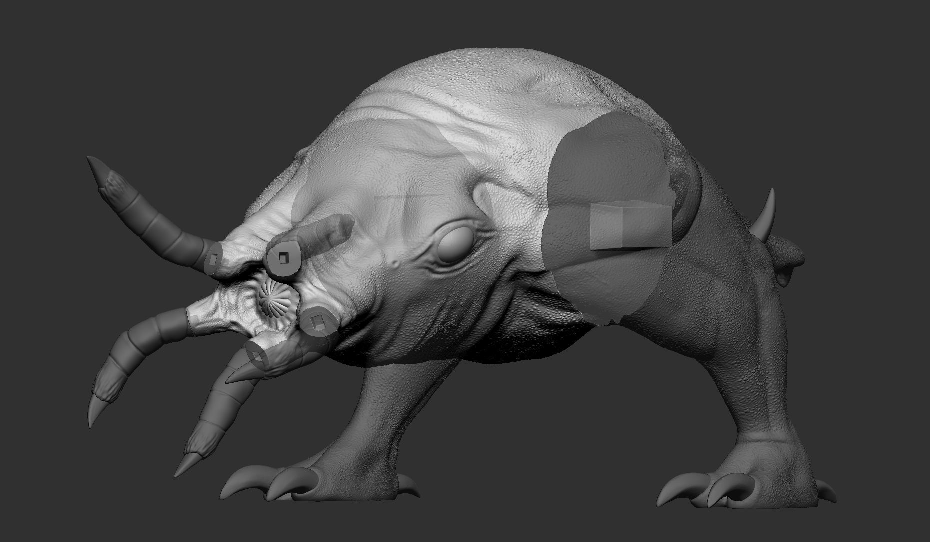 Bullsquid - STL 3D Print - Half Life 3D print model_6