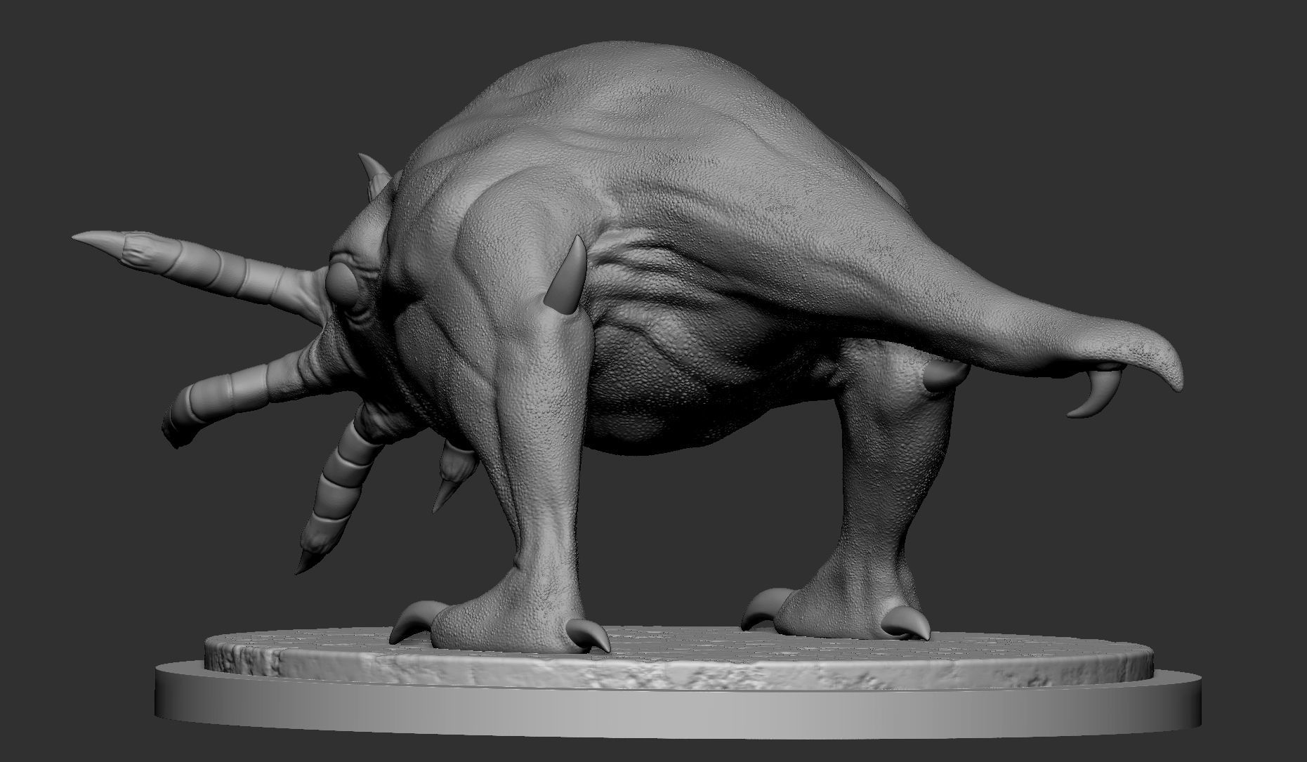 Bullsquid - STL 3D Print - Half Life 3D print model_10