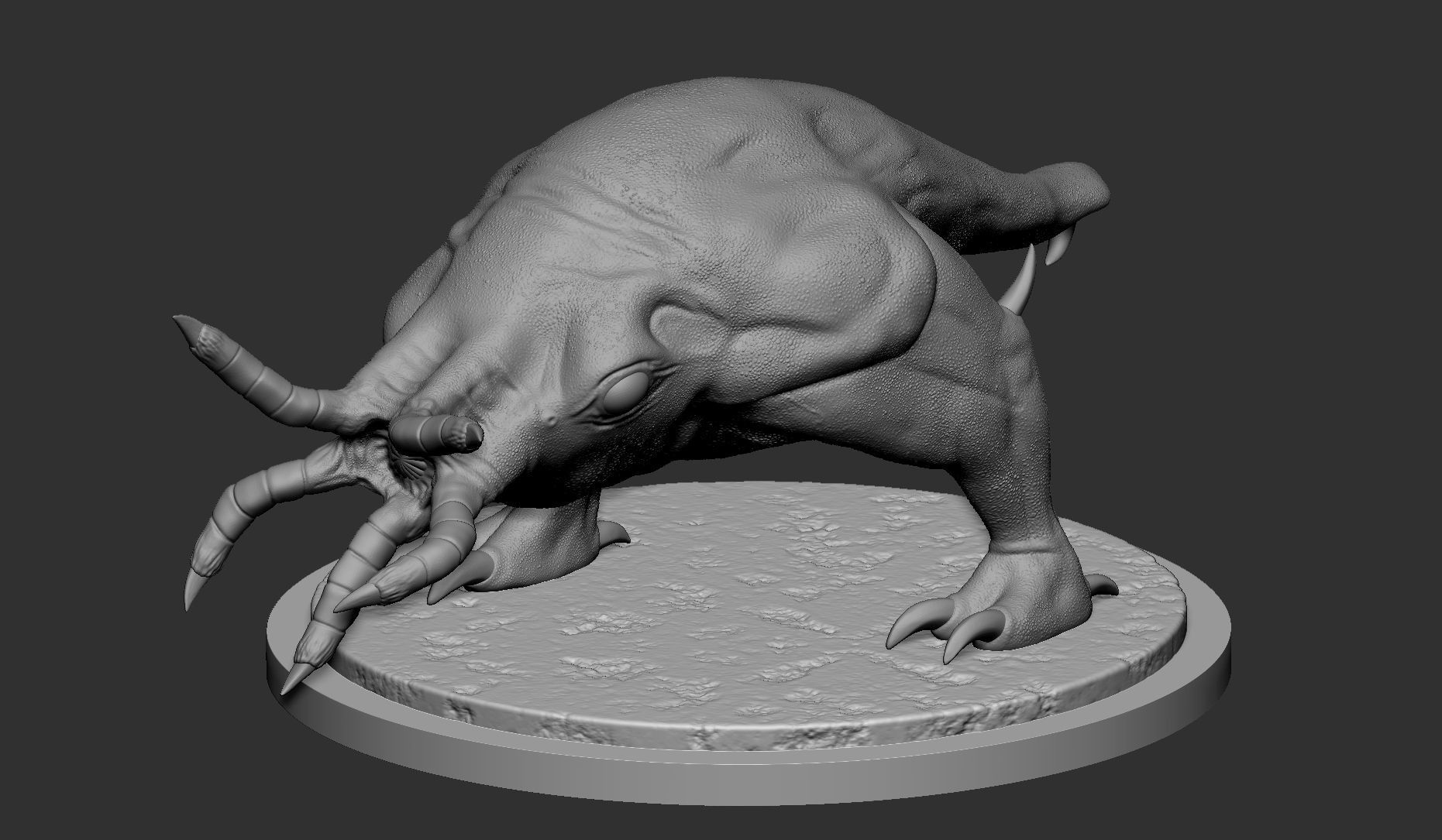 Bullsquid - STL 3D Print - Half Life 3D print model_1