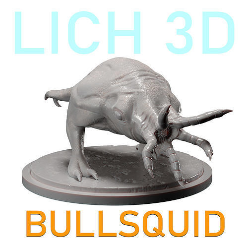 Bullsquid - STL 3D Print - Half Life 3D print model