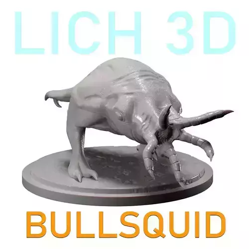 Bullsquid - STL 3D Print - Half Life 3D print model