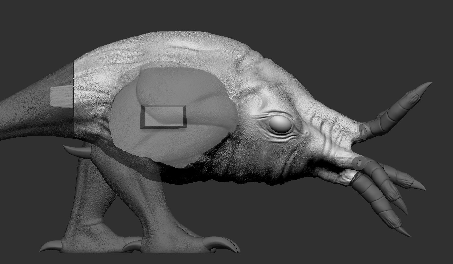 Bullsquid - STL 3D Print - Half Life 3D print model_7