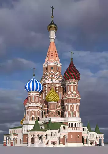 The Moscow Kremlin  3D model