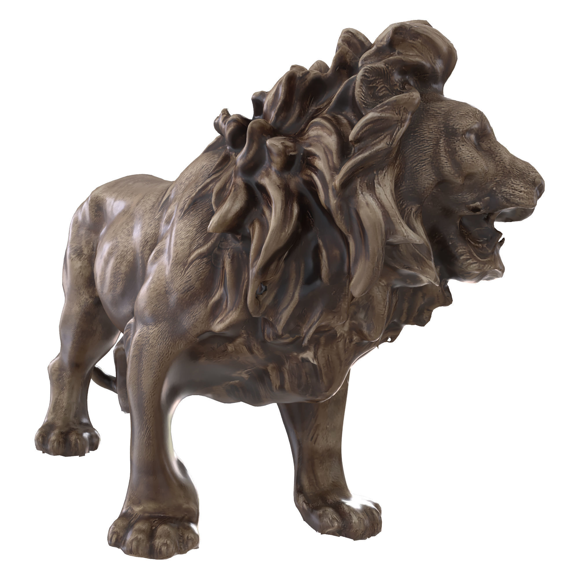 lion sculpt 1 3D model_1